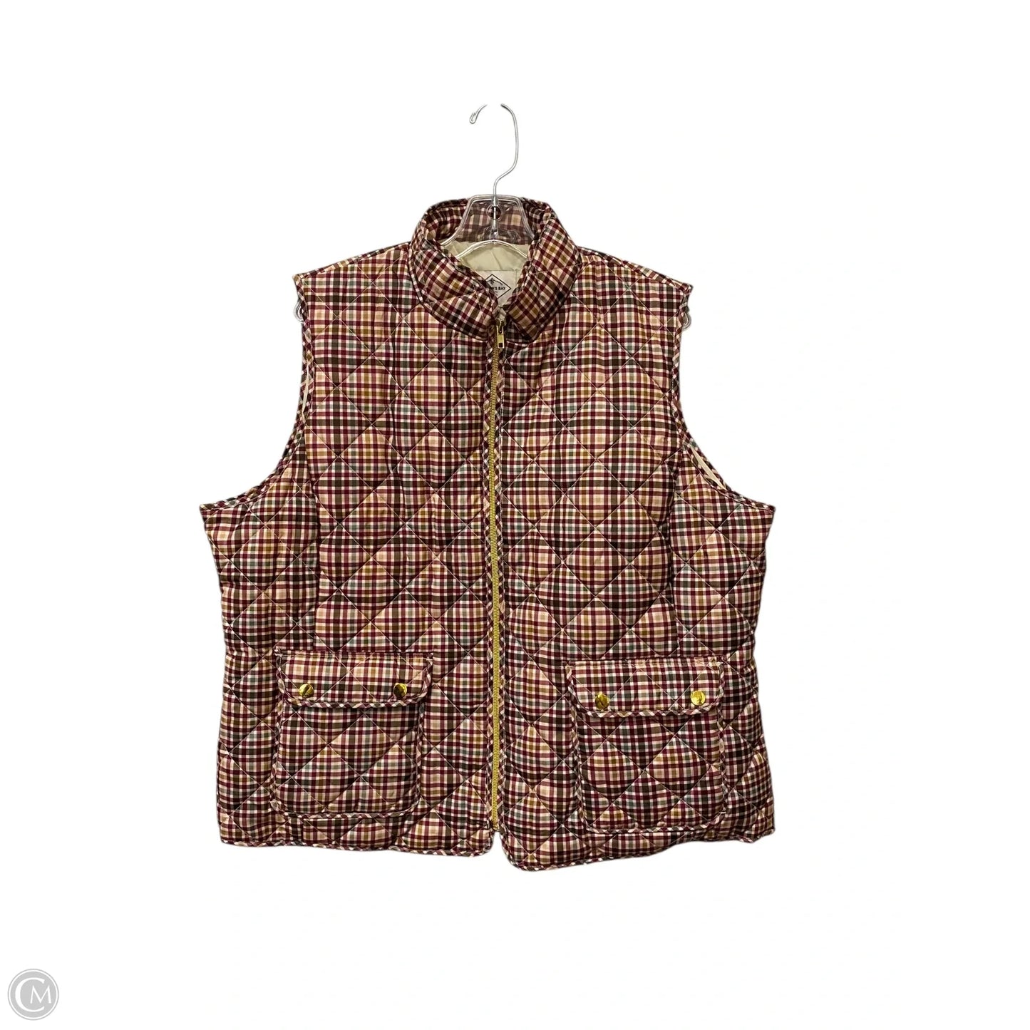 Vest Puffer & Quilted By St Johns Bay In Plaid Pattern, Size: Xxl