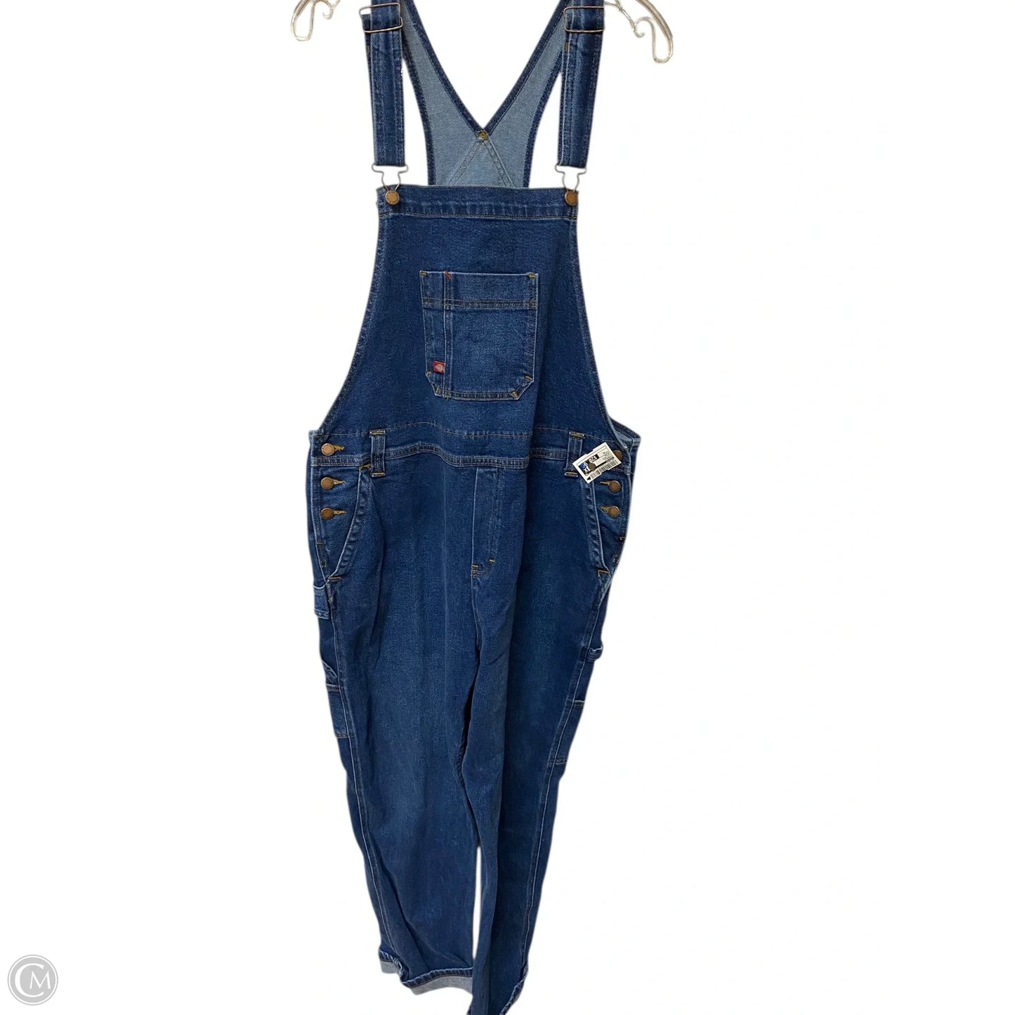 Overalls By Dickies In Blue Denim, Size: Xl