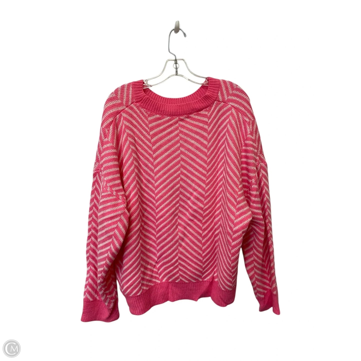 Sweater By Shein In Pink, Size: 3x