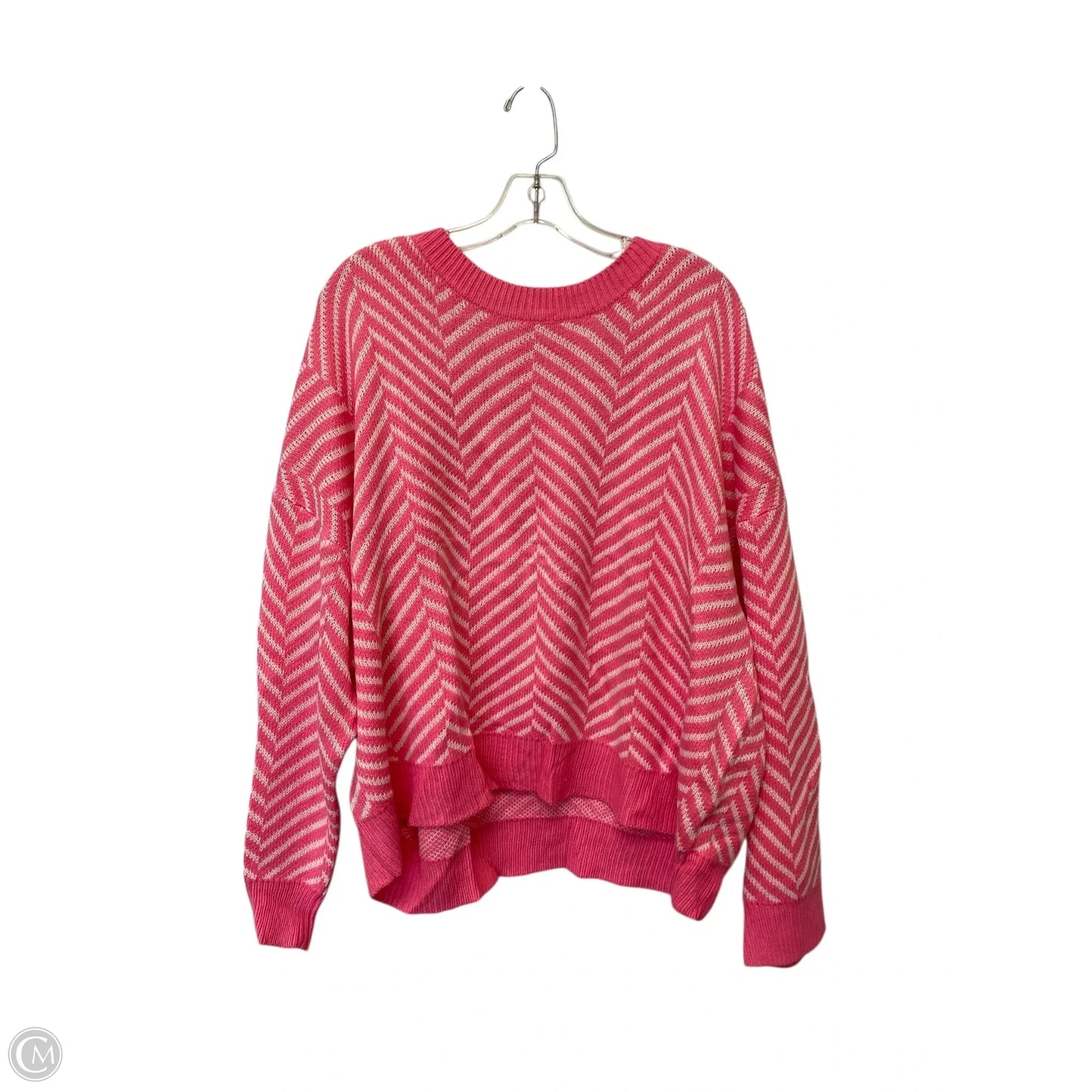 Sweater By Shein In Pink, Size: 3x