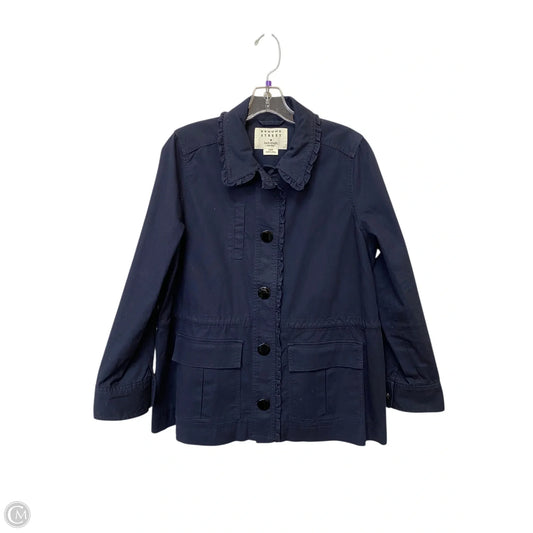 Jacket Designer By Kate Spade In Blue, Size: M
