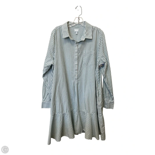 Dress Casual Midi By Crown And Ivy In Striped Pattern, Size: Xxl