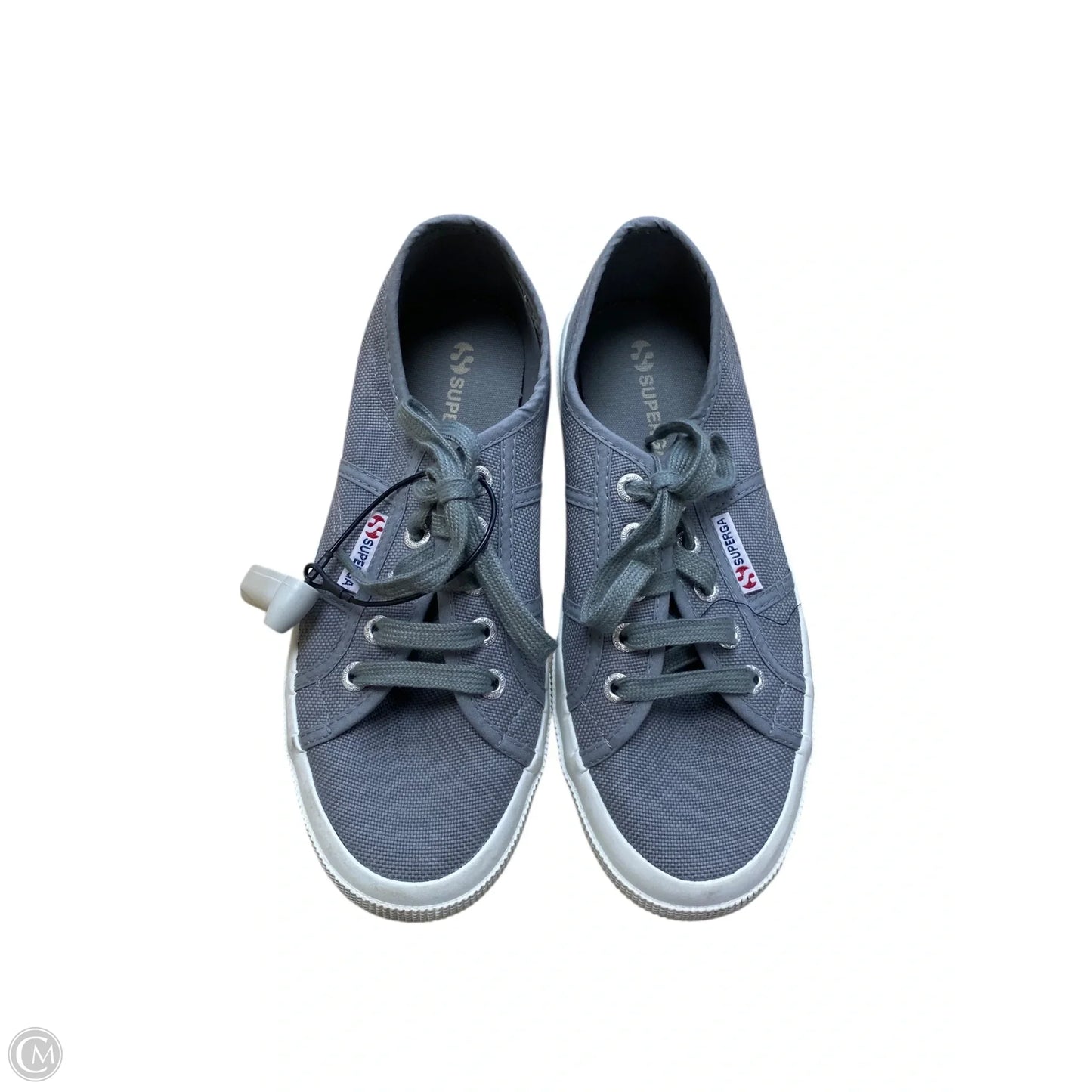 Shoes Flats By Superga In Grey, Size: 7.5