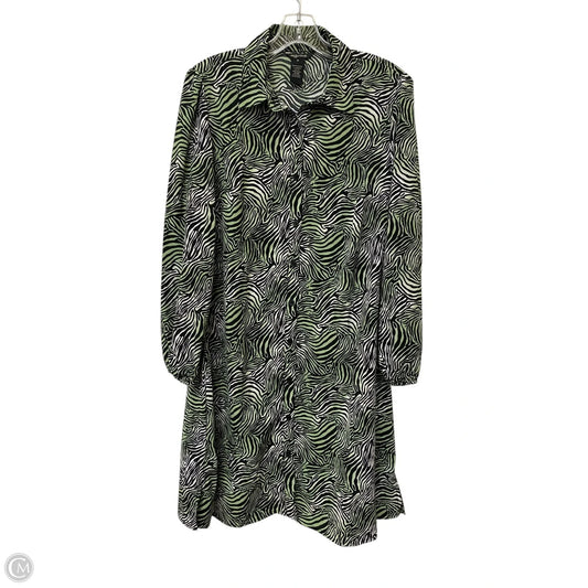 Dress Casual Midi By Cme In Animal Print, Size: M
