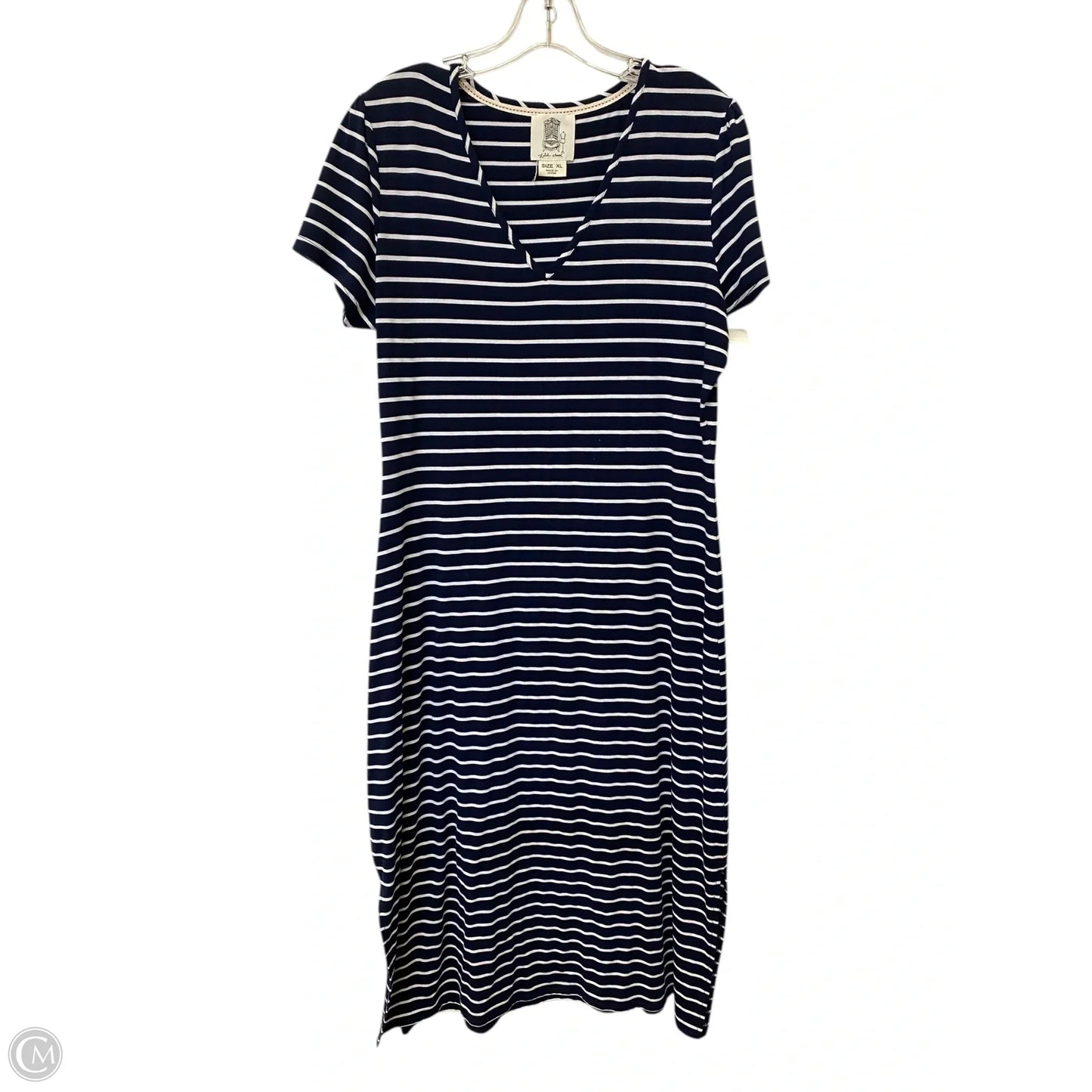 Dress Casual Maxi By Clothes Mentor In Striped Pattern, Size: Xl