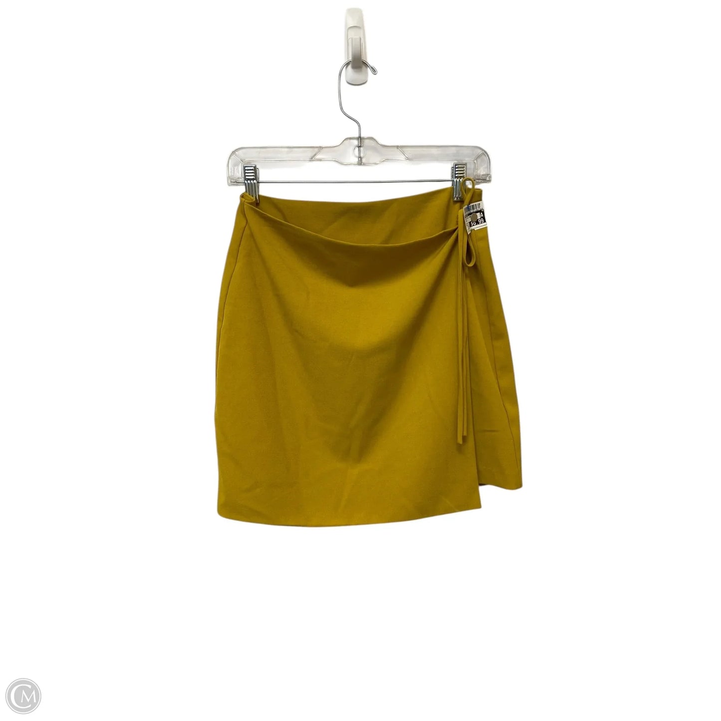 Skirt Mini & Short By Sugar Lips In Yellow, Size: S