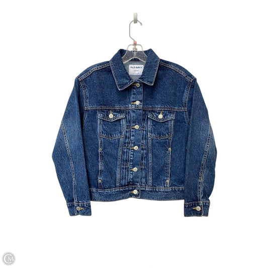 Jacket Denim By Old Navy In Blue Denim, Size: Sp