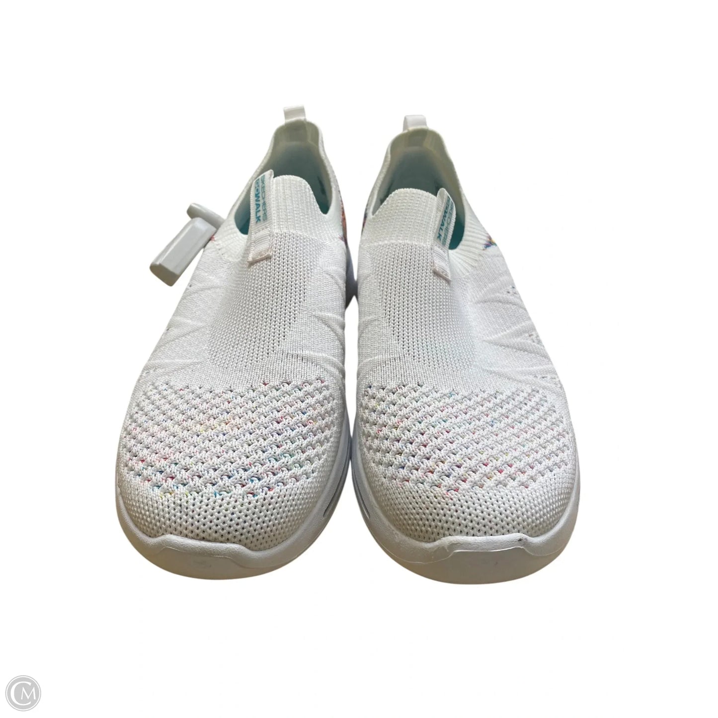 Shoes Athletic By Skechers In Rainbow Print, Size: 8