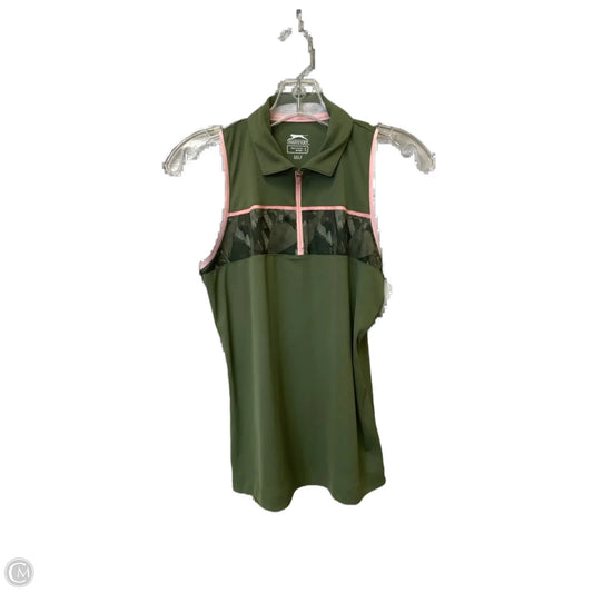Athletic Tank Top By Slazenger In Green, Size: S