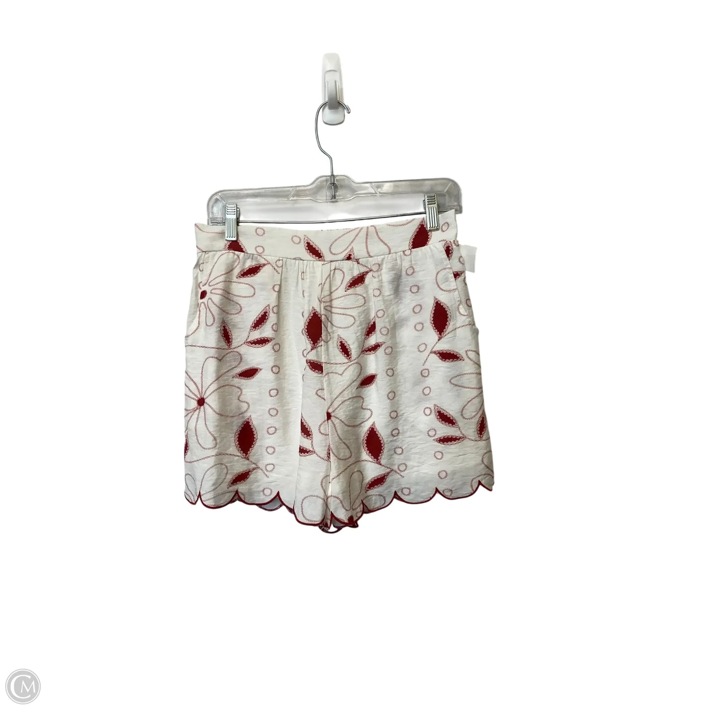Shorts Set By Blu Pepper In Red & White, Size: L