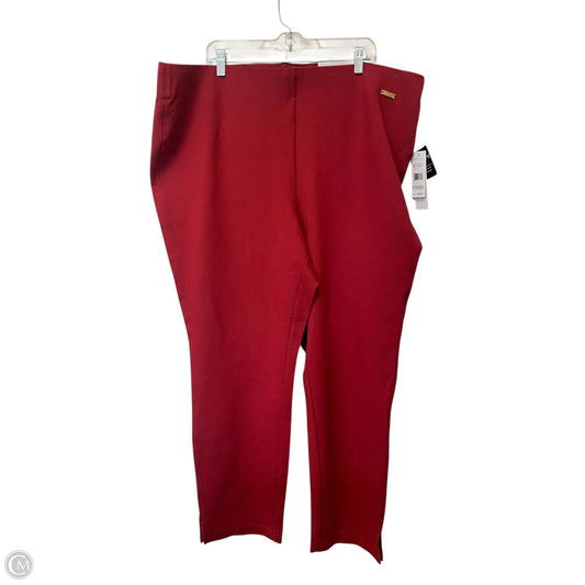 Pants Other By Rafaella In Red, Size: 3x