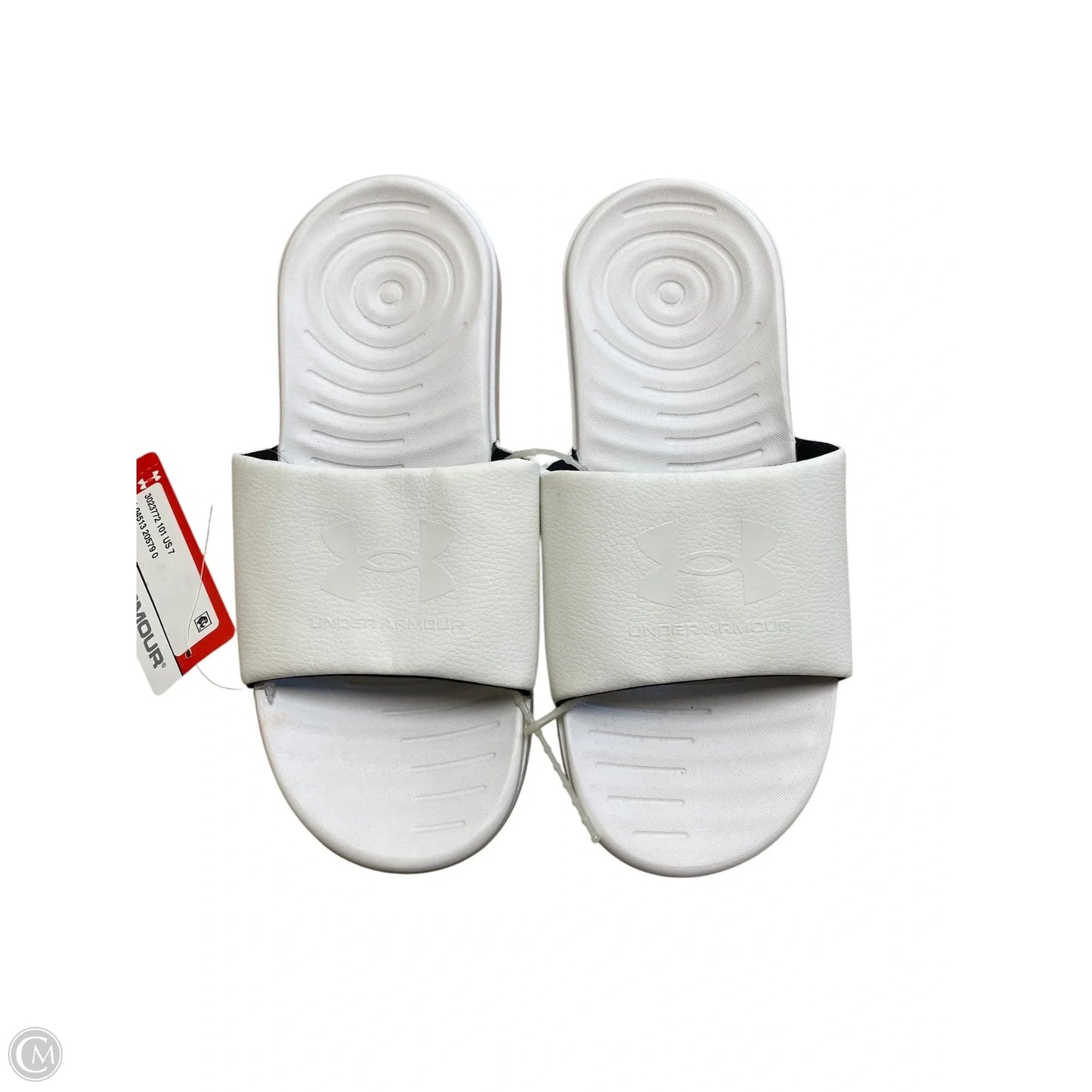 Sandals Flats By Under Armour In White, Size: 7