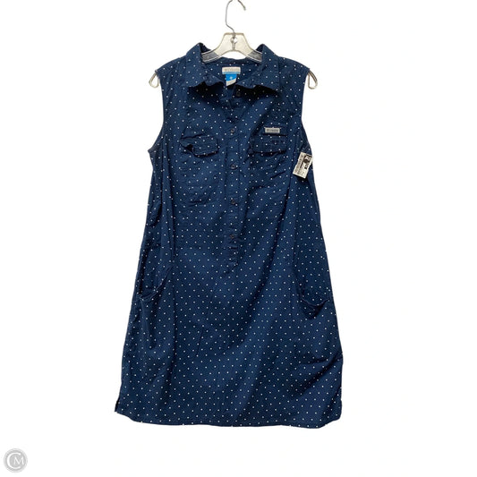 Dress Casual Midi By Columbia In Polkadot Pattern, Size: 1x