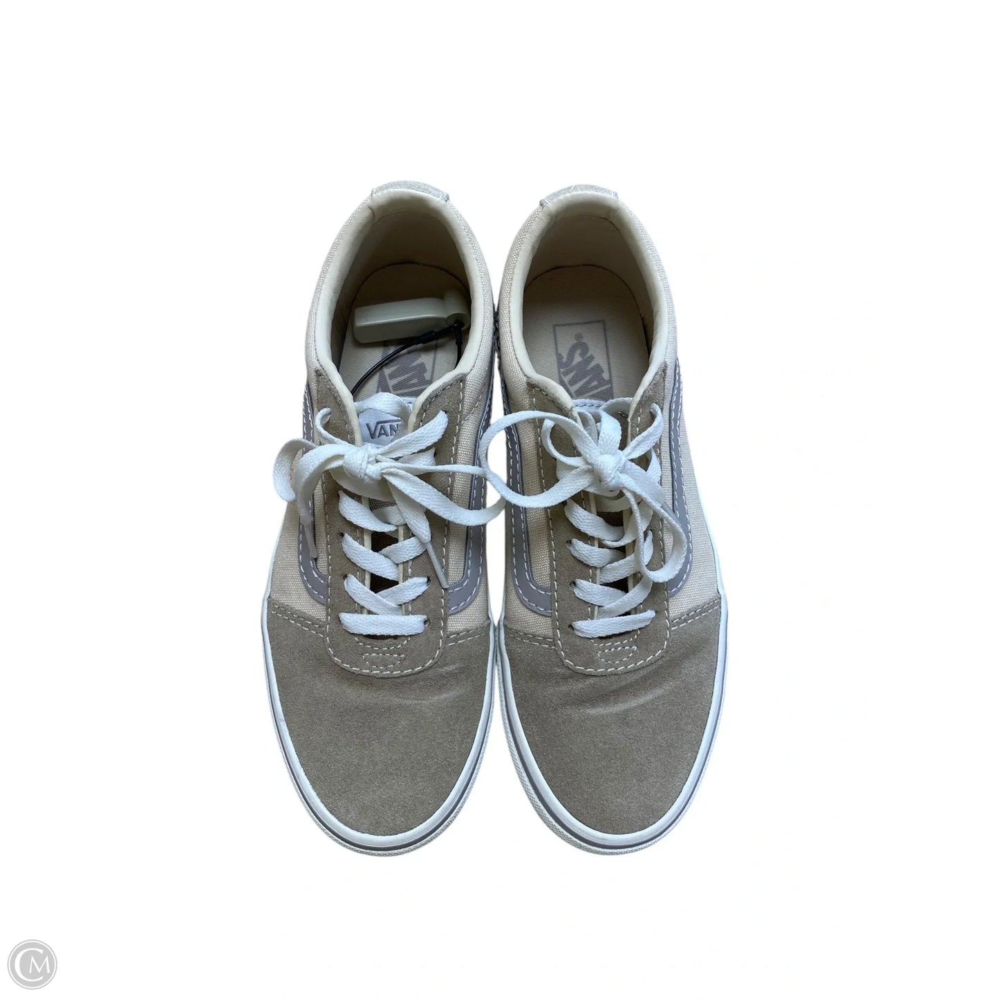 Shoes Flats By Vans In Tan, Size: 9