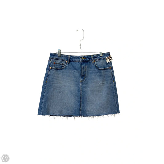 Skirt Mini & Short By Loft In Blue Denim, Size: 6