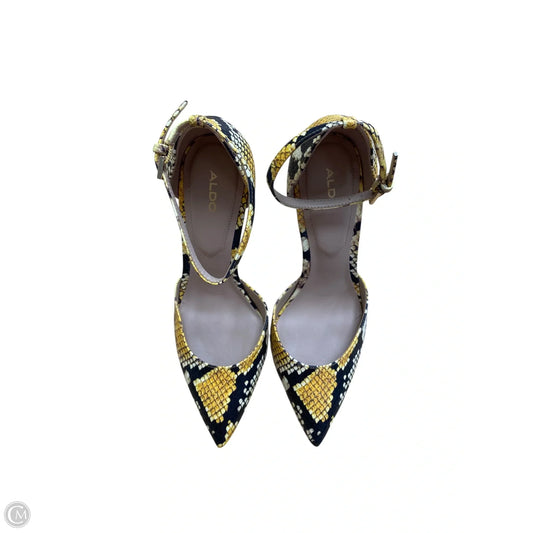 Shoes Heels Block By Aldo In Snakeskin Print, Size: 8