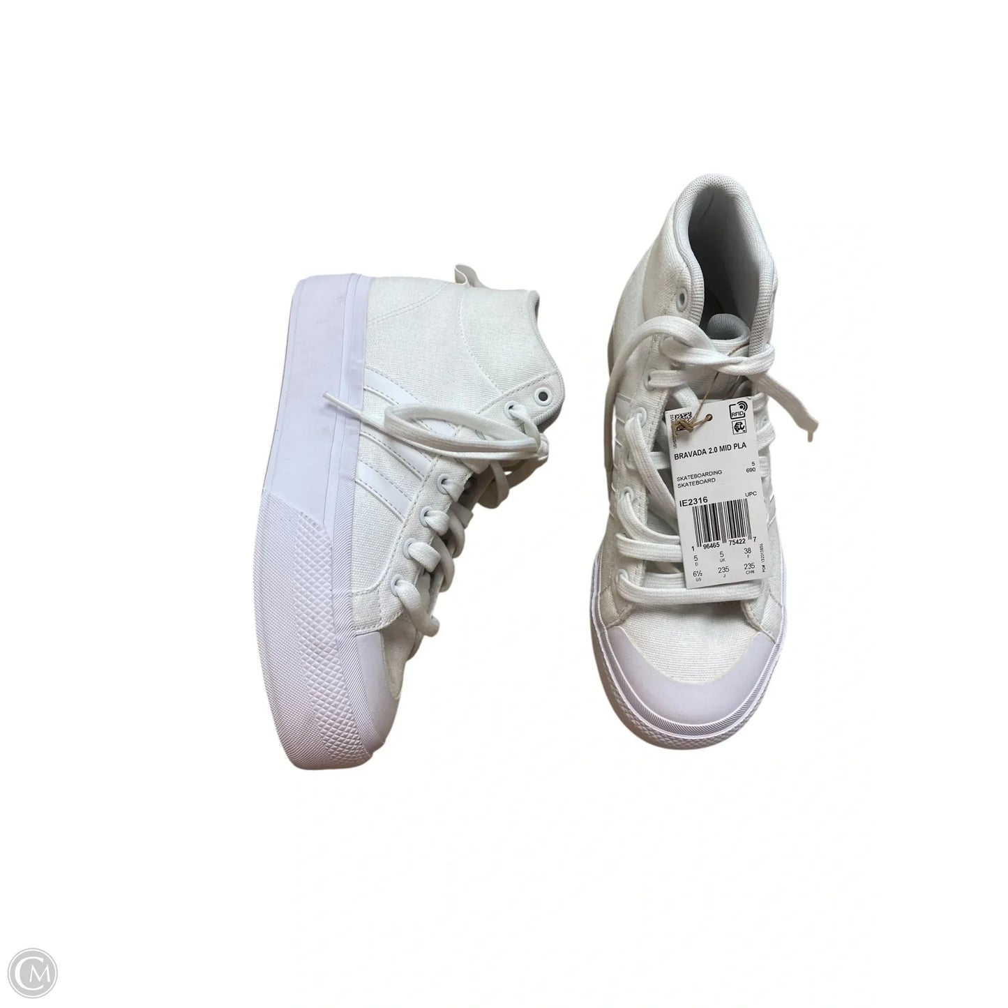 Shoes Sneakers By Adidas In White, Size: 6.5