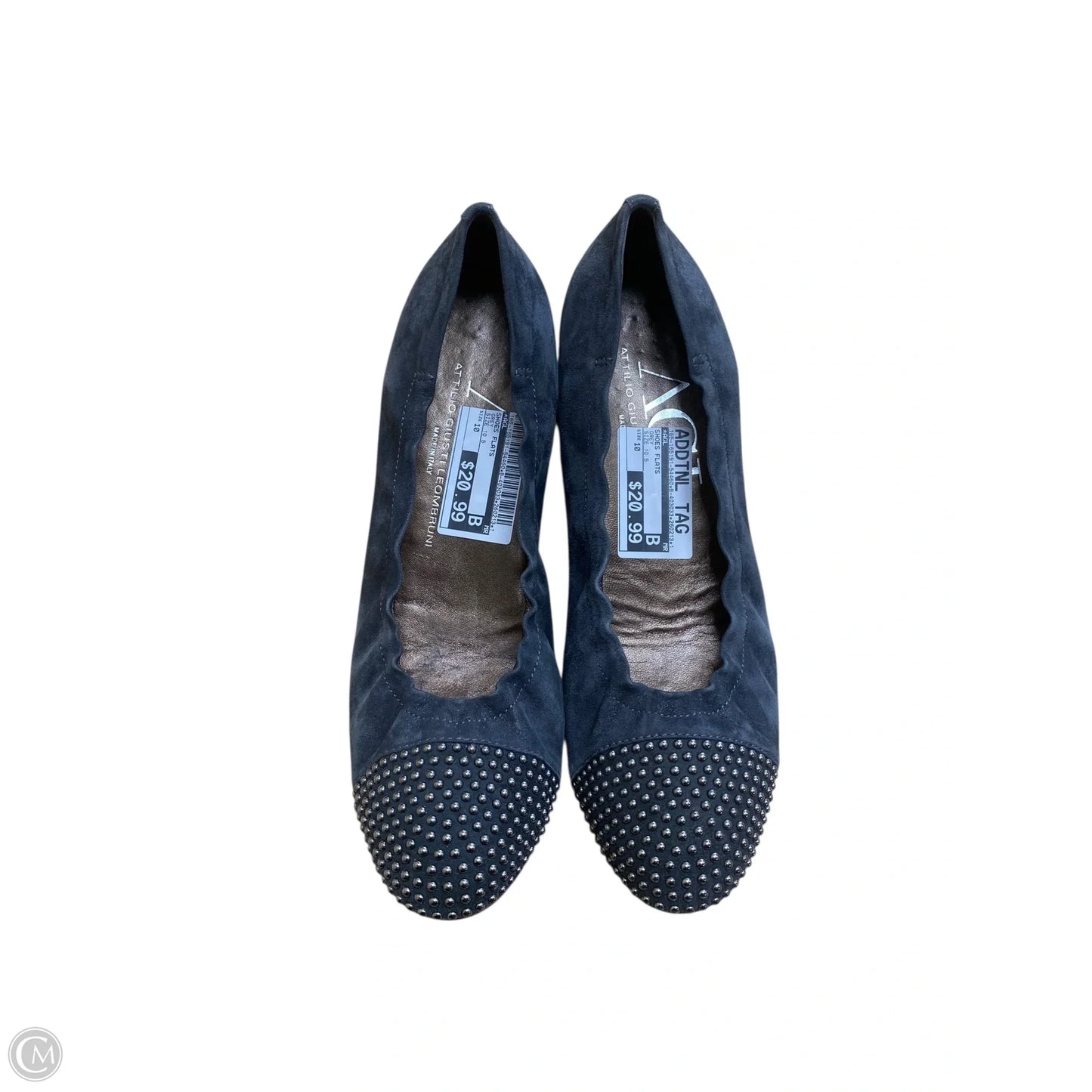 Shoes Flats By Agl In Grey, Size: 10