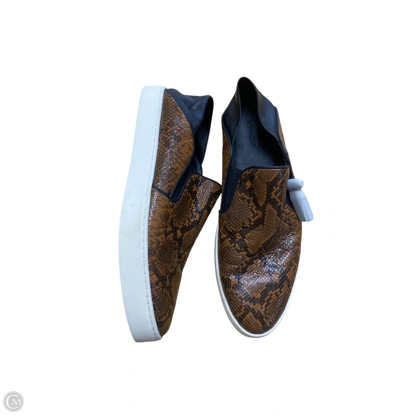 Shoes Flats By Vince In Snakeskin Print, Size: 8