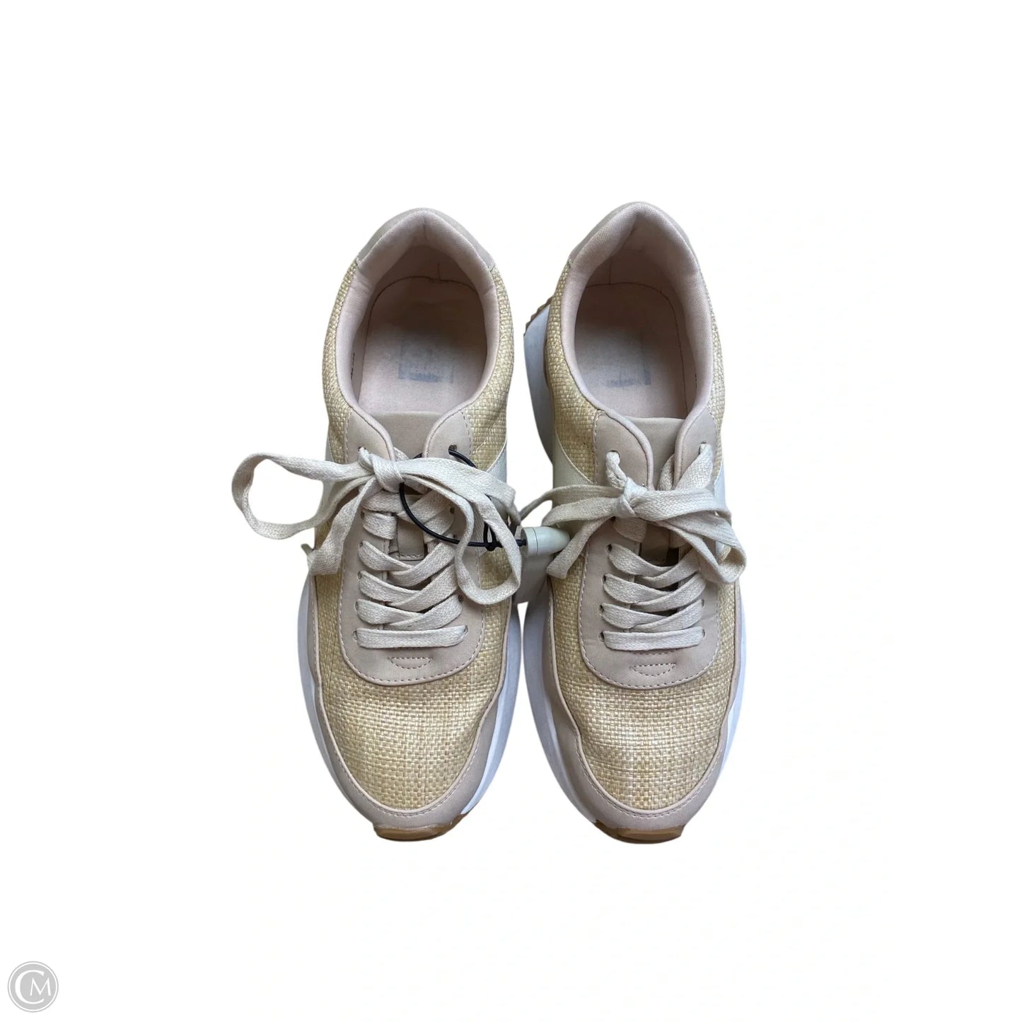 Shoes Sneakers By Clothes Mentor In Tan, Size: 9.5