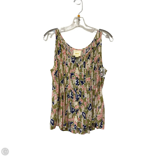 Top Sleeveless By Maeve In Multi-colored, Size: 6