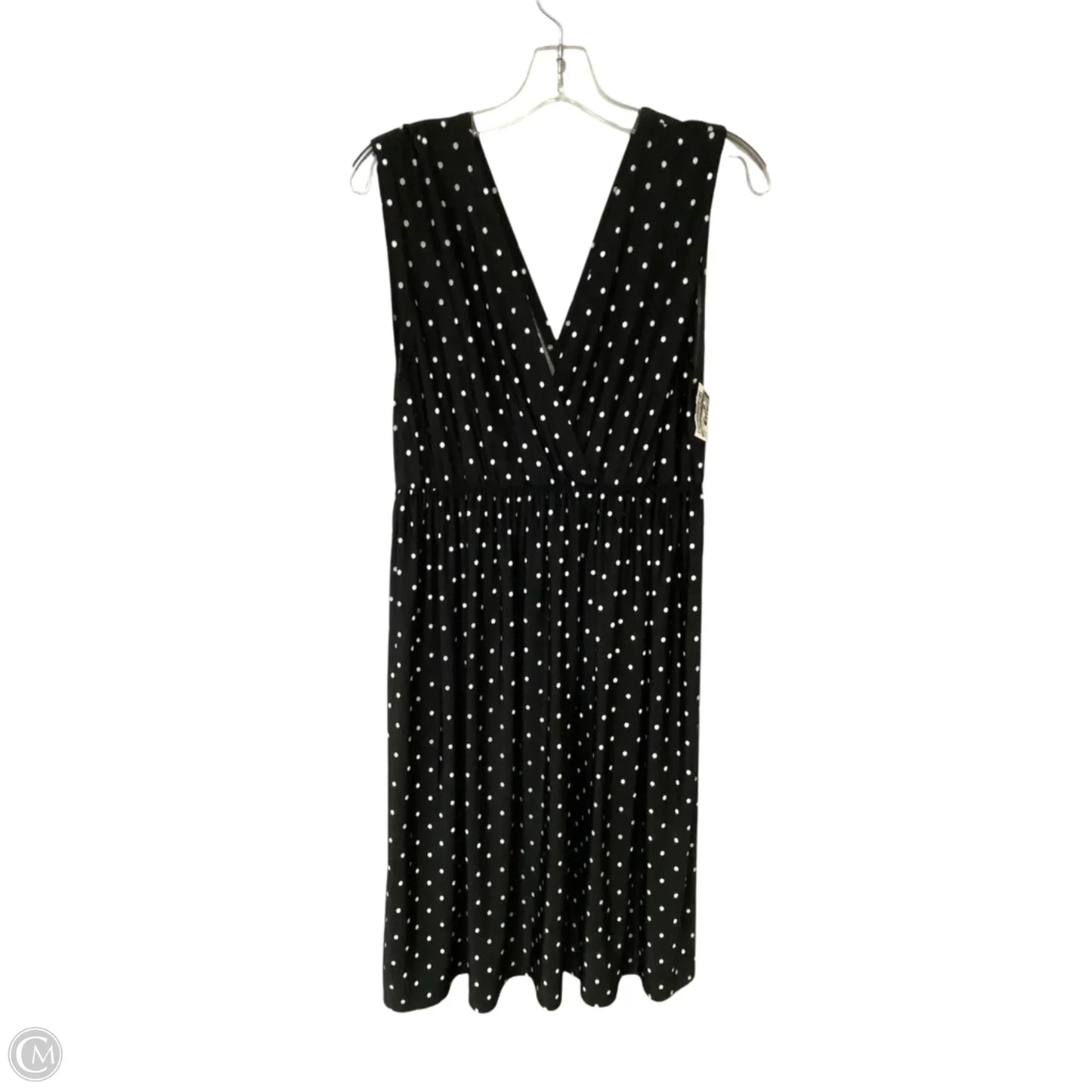 Dress Casual Midi By Cme In Polkadot Pattern, Size: Xl