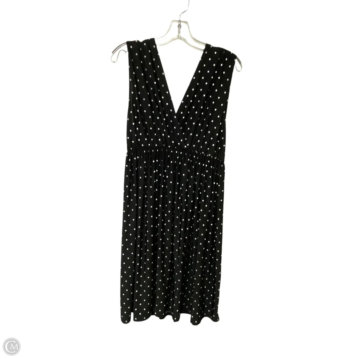 Dress Casual Midi By Cme In Polkadot Pattern, Size: Xl