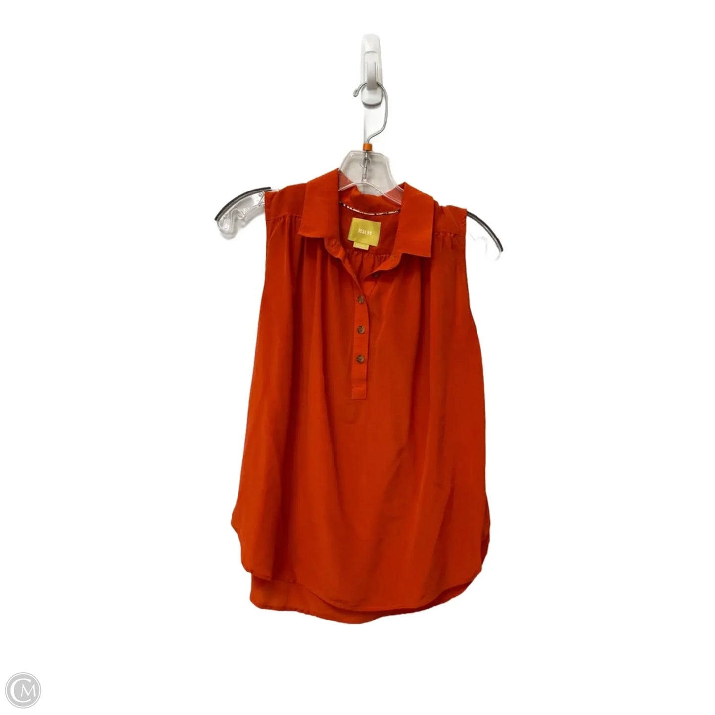 Top Sleeveless By Maeve In Orange, Size: Xs