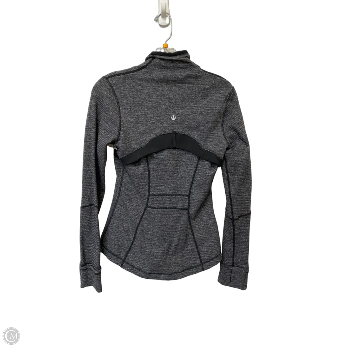 Athletic Jacket By Lululemon In Grey, Size: 4