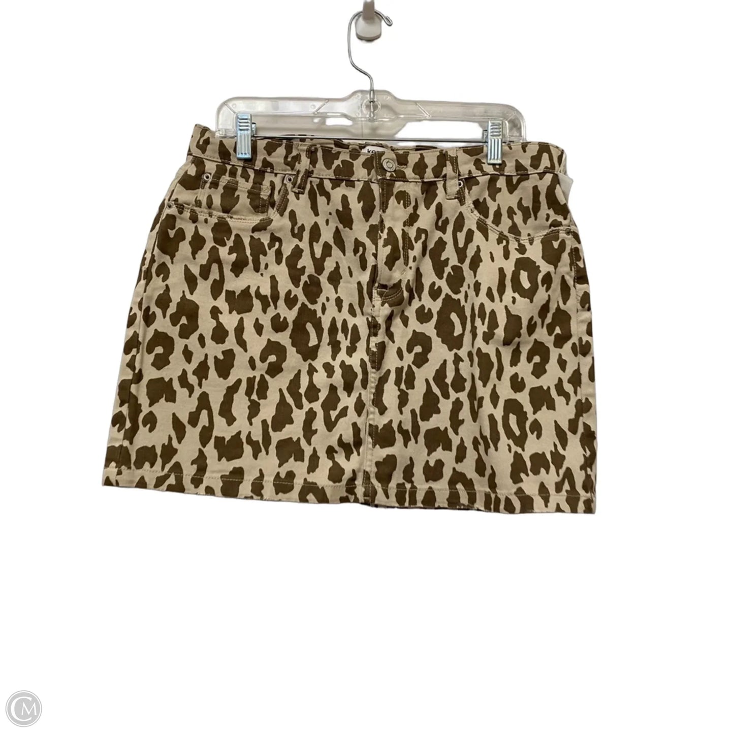 Skirt Mini & Short By Kensie In Animal Print, Size: M
