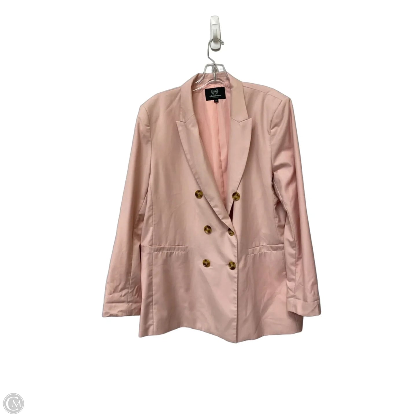 Blazer By Clothes Mentor In Pink, Size: 2x