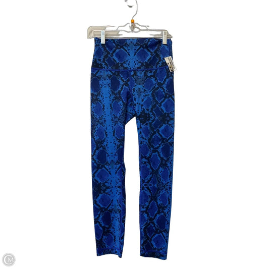 Athletic Leggings By Lululemon In Blue, Size: 4