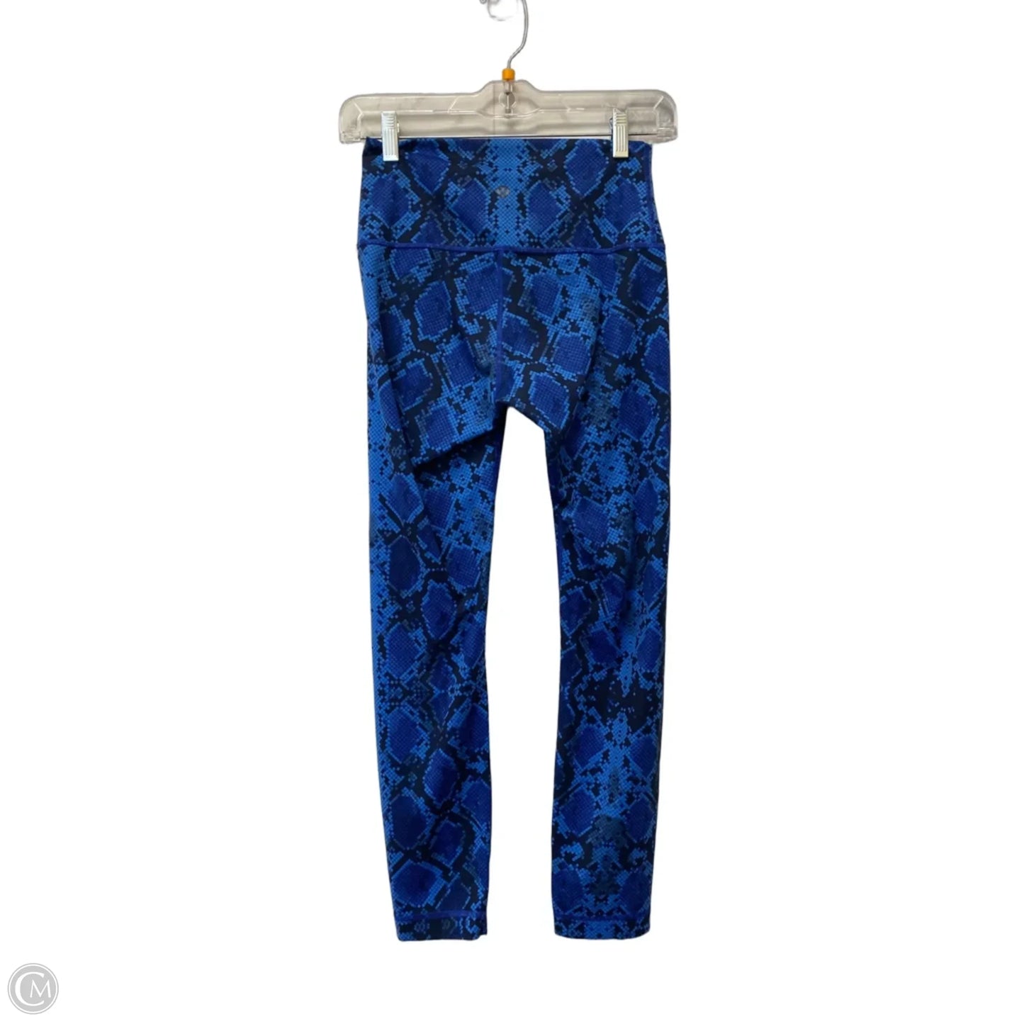 Athletic Leggings By Lululemon In Blue, Size: 4