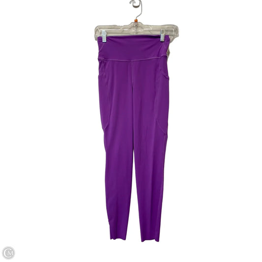 Athletic Leggings By Lululemon In Purple, Size: 4