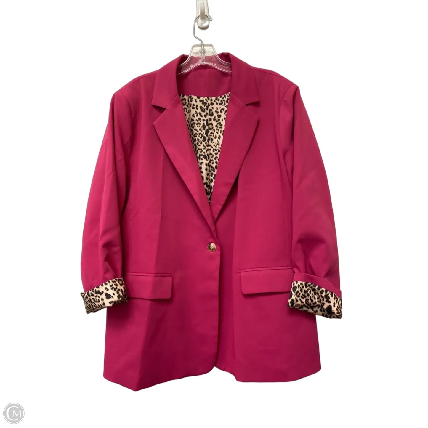 Blazer By Cmf In Pink, Size: 3x