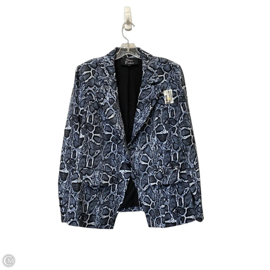Blazer By Clothes Mentor In Snakeskin Print, Size: 1x