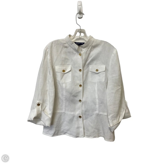 Jacket Other By Jones New York In White, Size: L