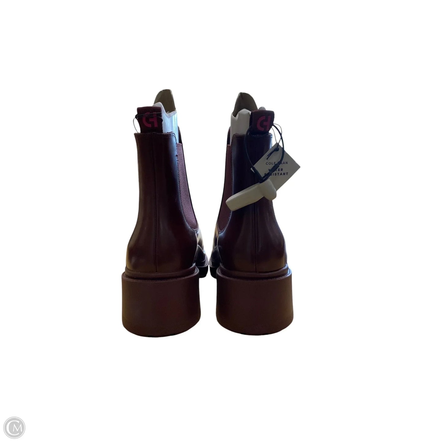 Boots Rain By Cole-haan In Maroon, Size: 8