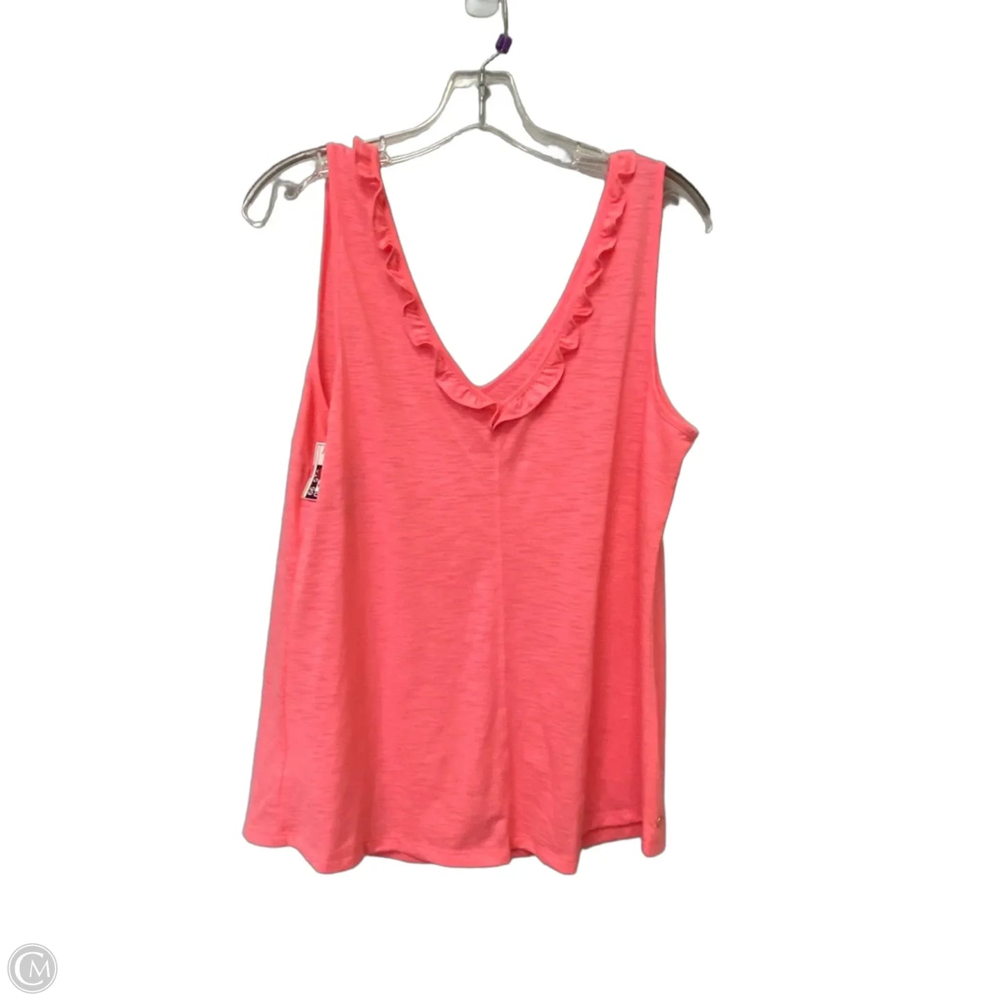 Top Sleeveless Designer By Lilly Pulitzer In Pink, Size: L