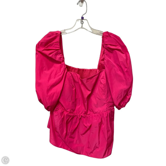 Top Short Sleeve Designer By Lilly Pulitzer In Pink, Size: 12