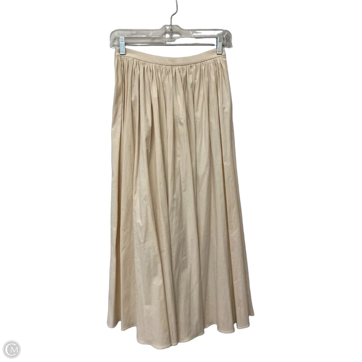 Skirt Maxi By Zara In Cream, Size: Xs
