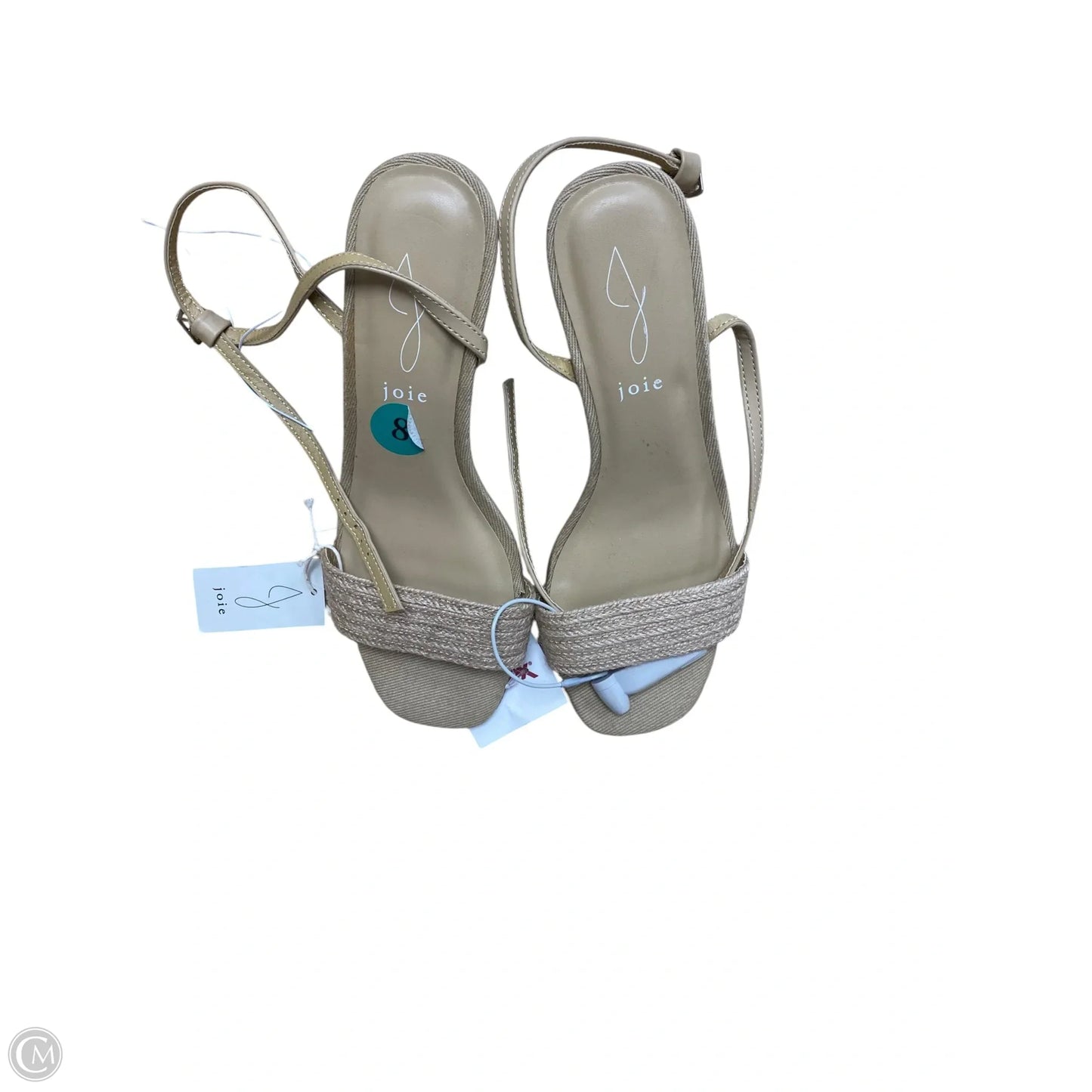 Sandals Heels Wedge By Joie In Tan, Size: 8