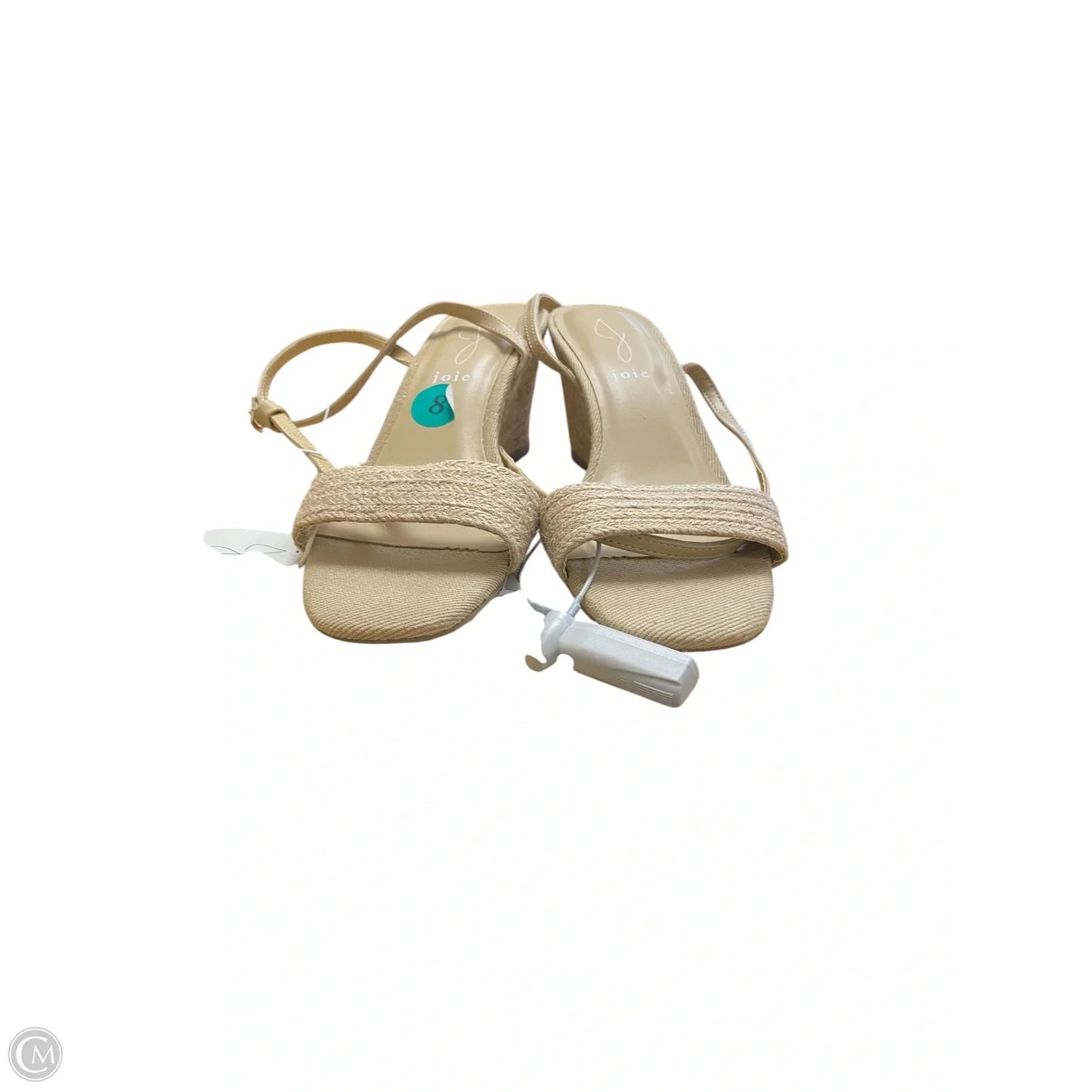 Sandals Heels Wedge By Joie In Tan, Size: 8