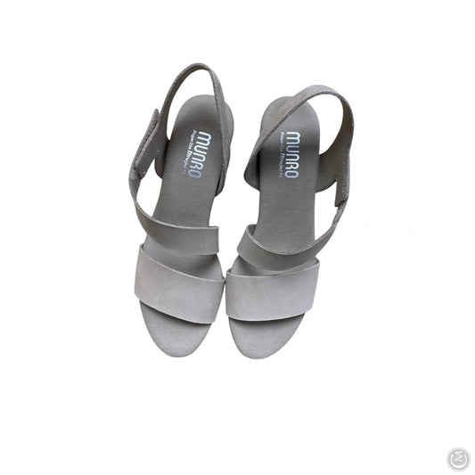 Sandals Heels Block By Munro In Tan, Size: 7