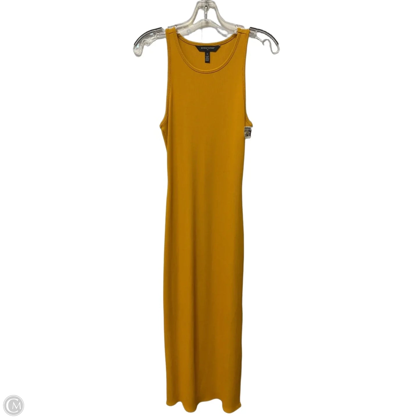 Dress Casual Maxi By White House Black Market In Yellow, Size: S
