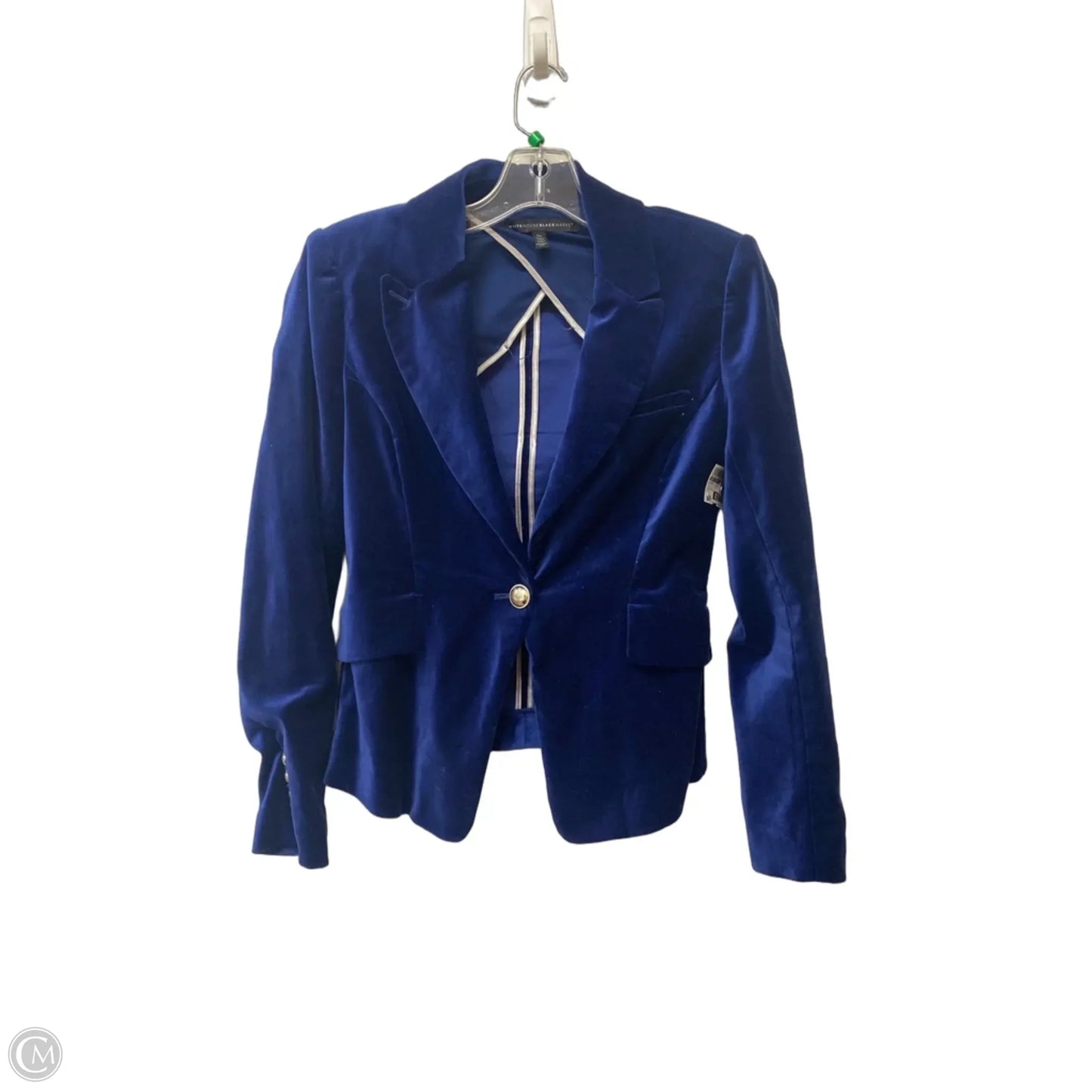 Blazer By White House Black Market In Blue, Size: 0