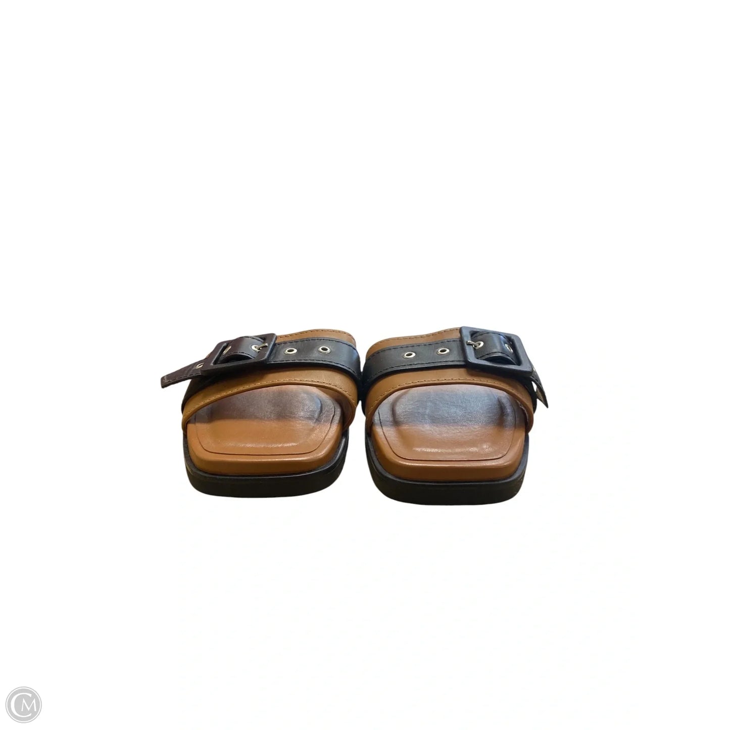 Sandals Flip Flops By Anthropologie In Brown, Size: 6
