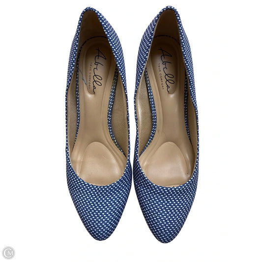 Shoes Heels Block By Abella In Blue, Size: 9