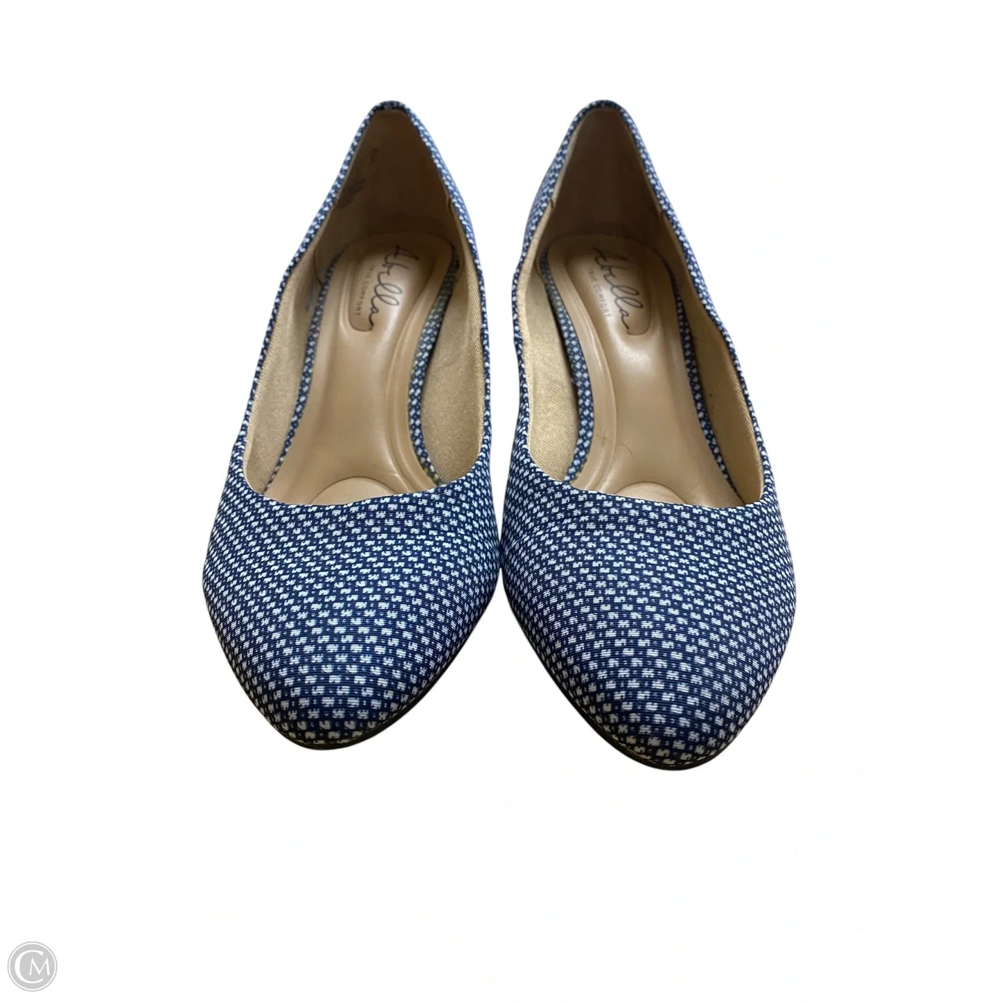 Shoes Heels Block By Abella In Blue, Size: 9