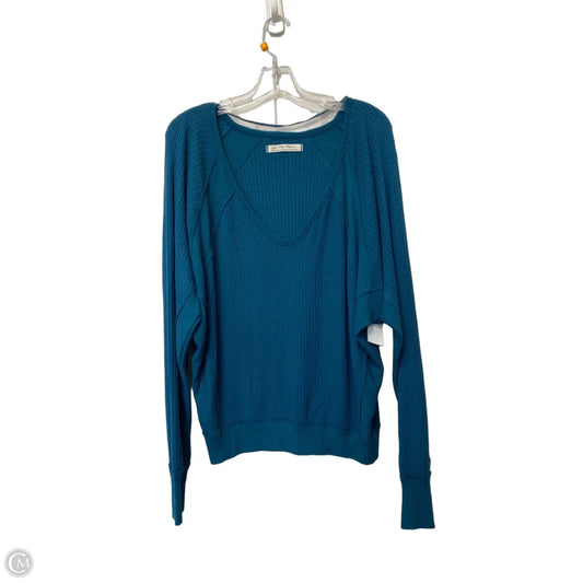 Top Long Sleeve By We The Free In Blue, Size: Xs
